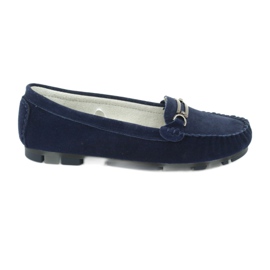 Loafer aus Veloursleder Filippo DP 1202 blau