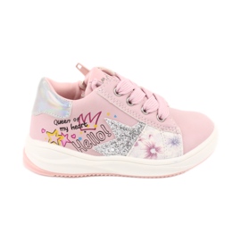 American Club GC15 Star Sportschuhe für Mädchen rosa grau