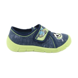 Befado Kinderschuhe 557P138 marineblau grün