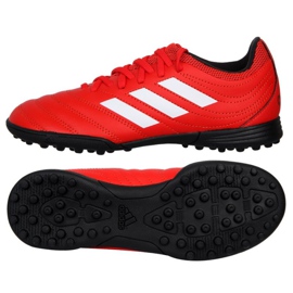 Adidas Copa 20.3 Tf Jr F1922 Fußballschuhe orangen und rottöne rot