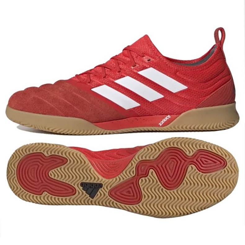Hallenschuhe adidas Copa 20.1 In M G28623 rot orangen und rottöne