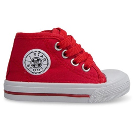 High-Top-Kindersneaker Y1309 Rot