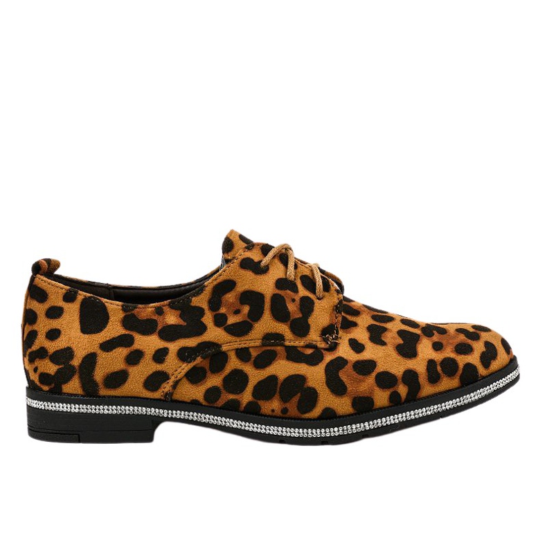 Jazzschuhe schwarz, chamois leopard C-7222 mehrfarbig