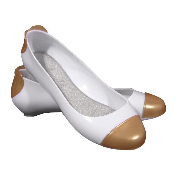 Ballerinas Meliski 104 Gold weiß gelb