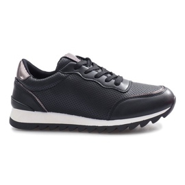 Schwarze Sport-Sneaker von Paris