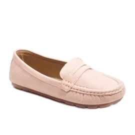 Rosa Mokassins mit Schnalle FM2958-3