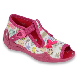 Befado Kinderschuhe 213P117 rosa mehrfarbig
