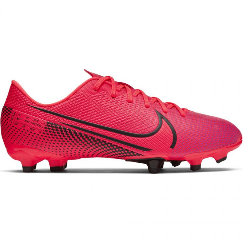 Nike Mercurial Vapor 13 Academy FG / MG Jr AT8123-606 Fußballschuhe rot orangen und rottöne