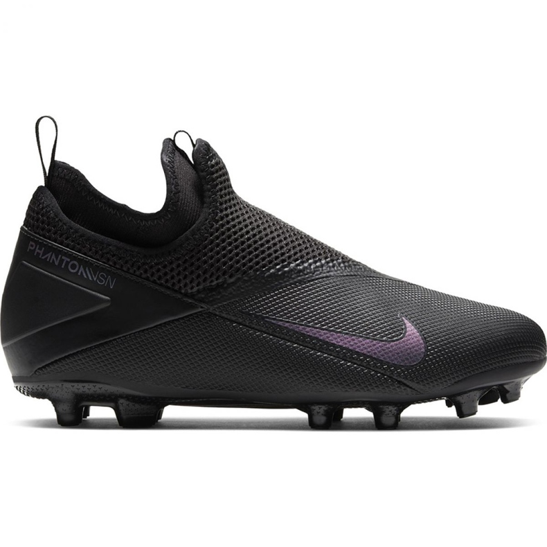 Nike Phantom Vsn 2 Academy Df FG / MG Jr CD4059-010 Fußballschuhe schwarz schwarz