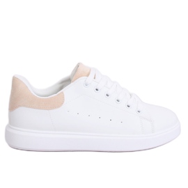 Weiße Damen Sneaker LA85P Beige