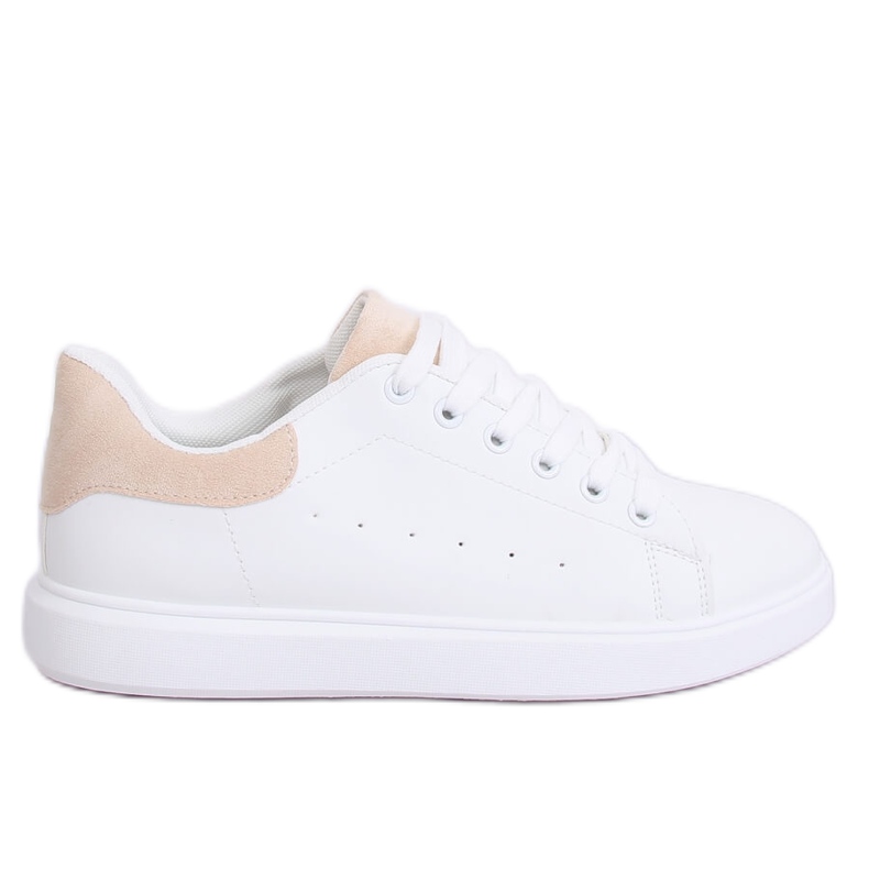 Weiße Damen Sneaker LA85P Beige