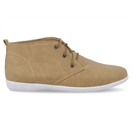 Hohe Elegante Schuhe 3569 Khaki