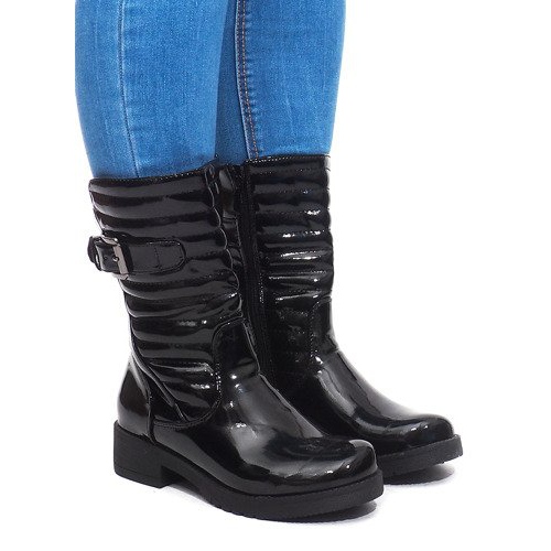 Warme Stiefel F19 Schwarz