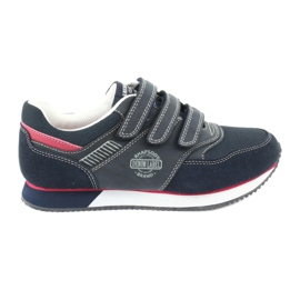 American Club Amerikanische marineblaue RH21 Schuhe rot navy blau