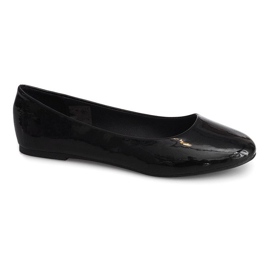 Lackierte Ballerinas ZP-47A Schwarz