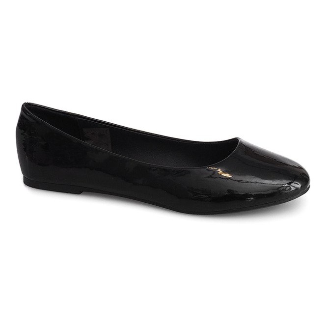 Lackierte Ballerinas ZP-47A Schwarz