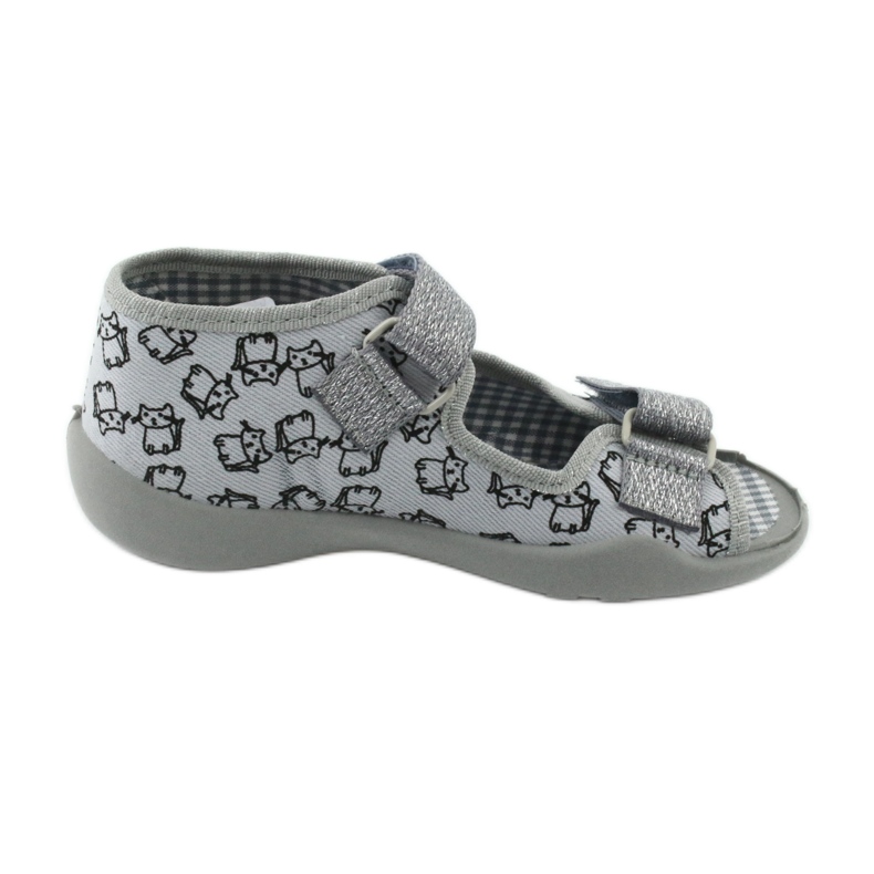 BEFADO S.A. Befado Kinderschuhe 242P102 grau