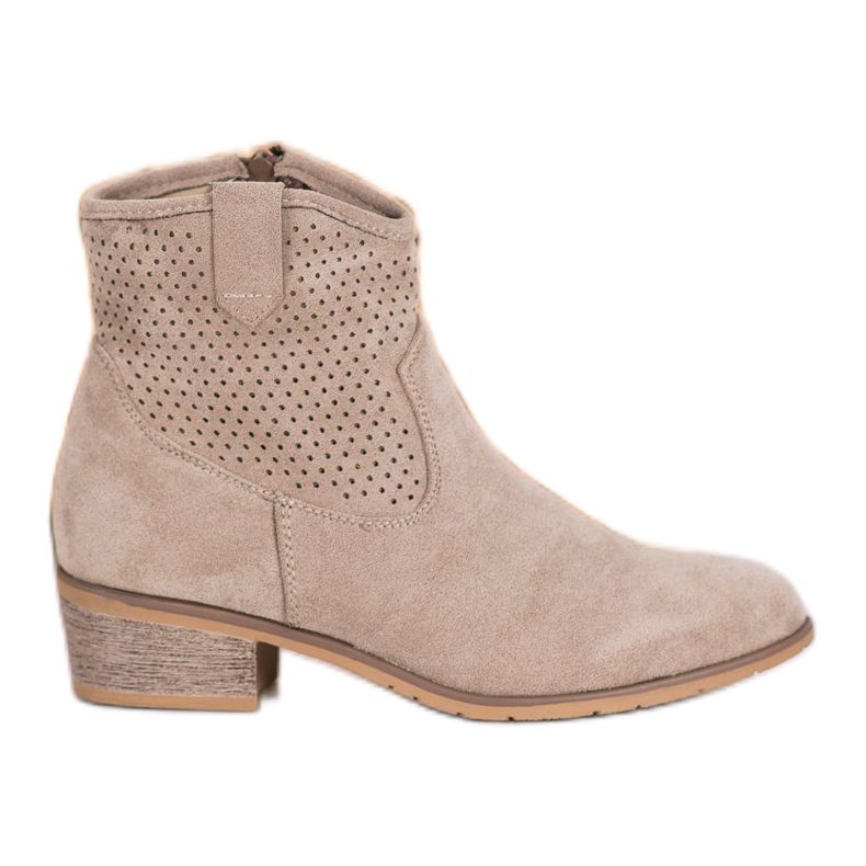 Filippo Durchbrochene Cowboystiefel braun