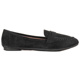 Fama Klassische Loafer schwarz