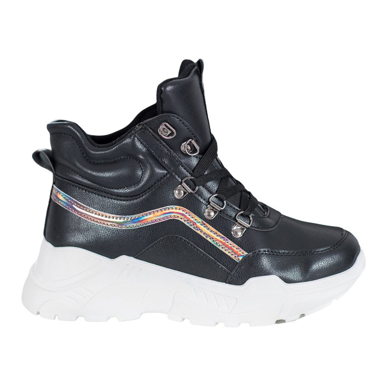 Ideal Shoes Mode Stiefel schwarz