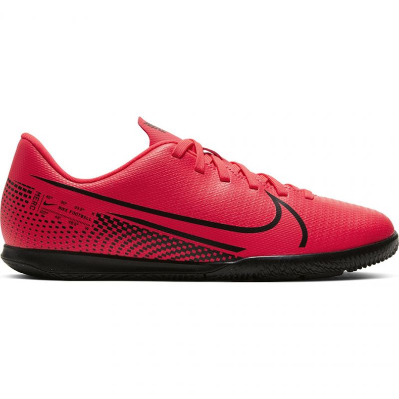 Hallenschuhe Nike Mercurial Vapor 13 Club Ic Jr AT8169-606 rot orangen und rottöne