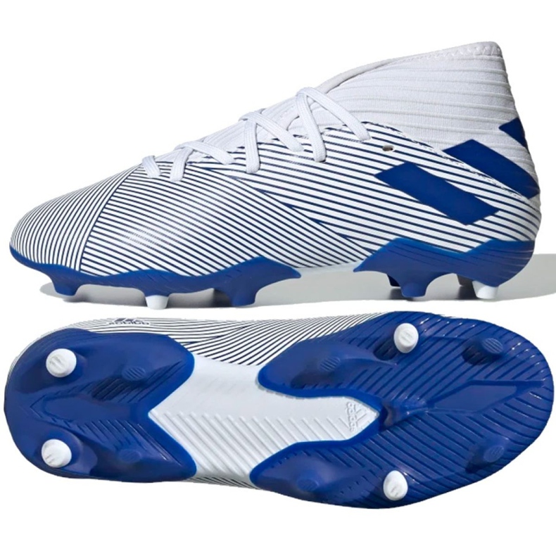 Die adidas Nemeziz 19.3 Fg Jr EG7245 Fußballschuhe grau silber-