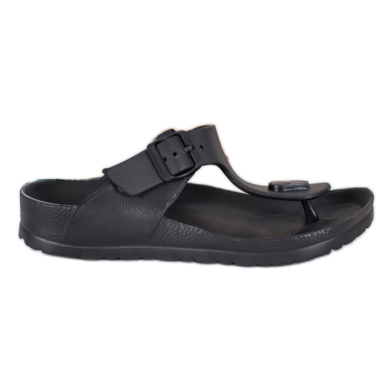 SHELOVET Schwarze Flip-Flops
