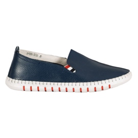 Evento Marineblaue Slip-On-Sneakers