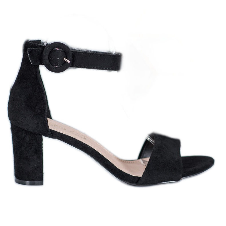 Evento Klassische Sandalen mit hohen Absätzen schwarz