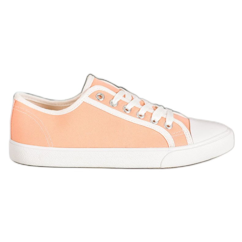 SHELOVET Orange Turnschuhe