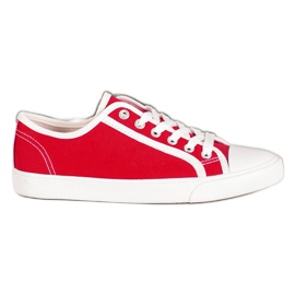 SHELOVET Rote Turnschuhe