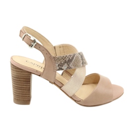 Caprice Damensandalen 28312 beige gold