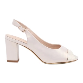 Offene Toe Sergio Leone Sandalen braun