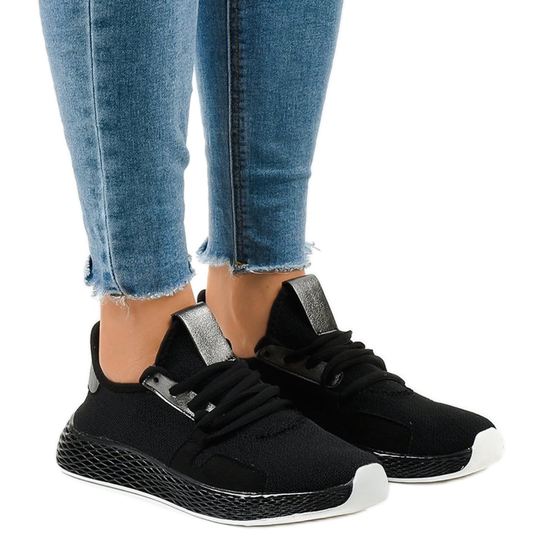 Schwarze Sportschuhe BL20190-SP