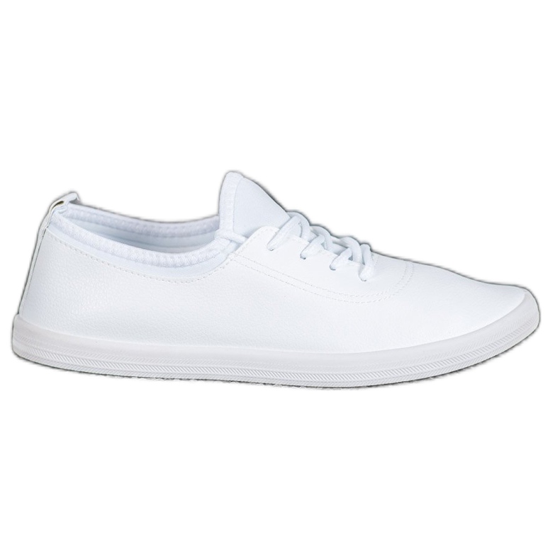 SHELOVET Leichte Sneakers mit Öko-Leder weiß