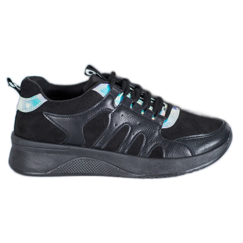 SHELOVET Liebe schwarze Turnschuhe