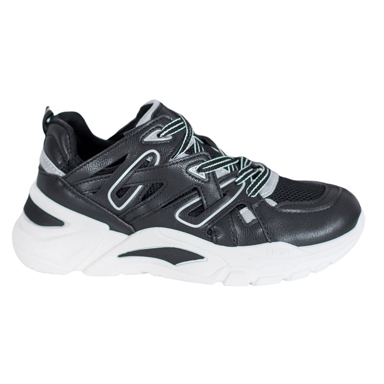 Small Swan Bequeme Sneakers aus Öko-Leder schwarz