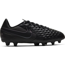 Nike Tiempo Legend 8 Club FG / MG Jr AT5881-010 Fußballschuhe schwarz schwarz