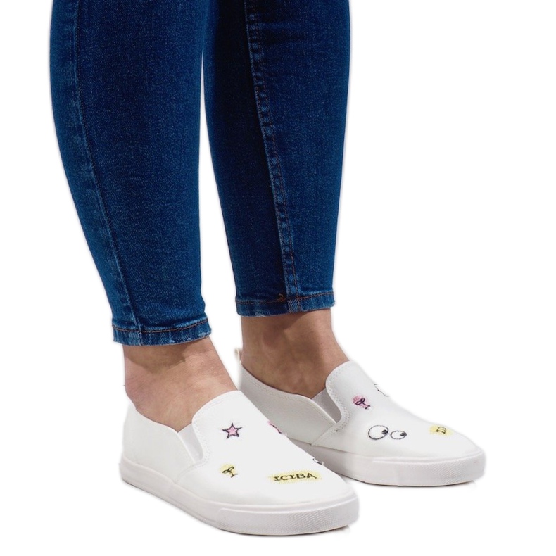 Weiße Sneaker mit G82-2 Prints