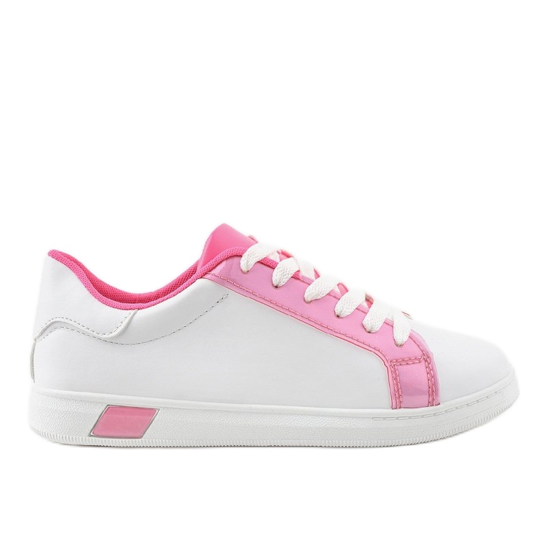 Weiße Turnschuhe W-3116 rosa