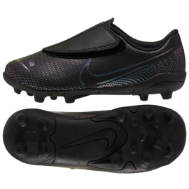 Nike Mercurial Vapor 13 Club Mg Ps (V) Jr AT8162-010 Fußballschuhe schwarz schwarz