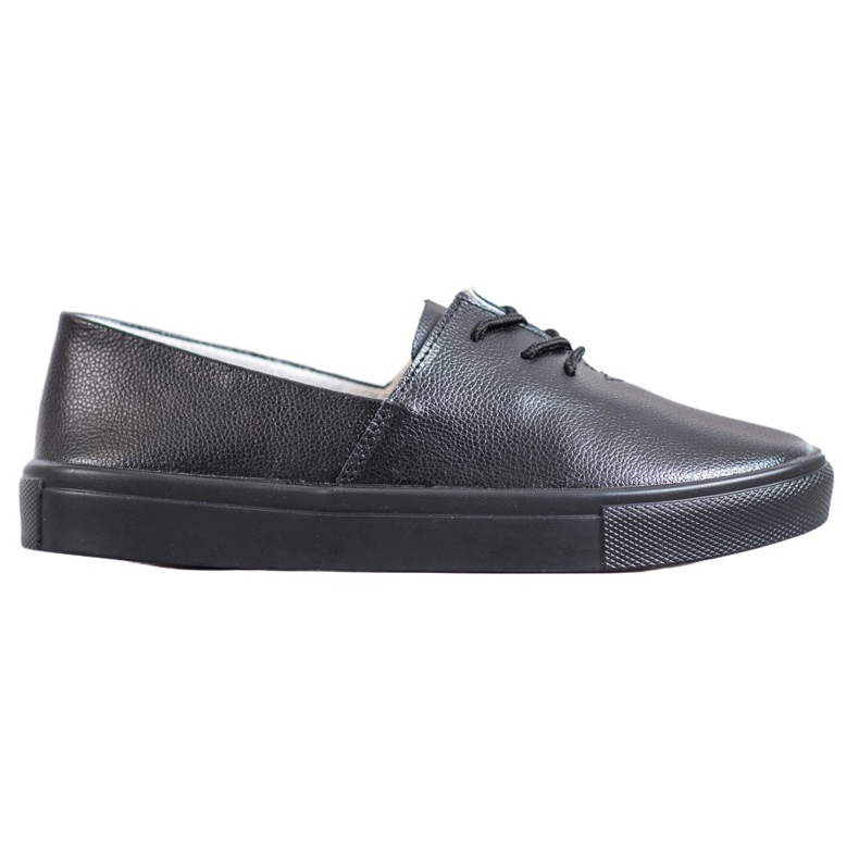Filippo Stylische Ledersneaker schwarz