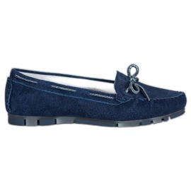 Filippo Leichte Leder-Loafer blau
