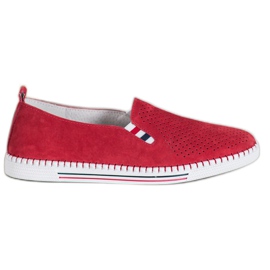 Filippo Rote Ledersneaker