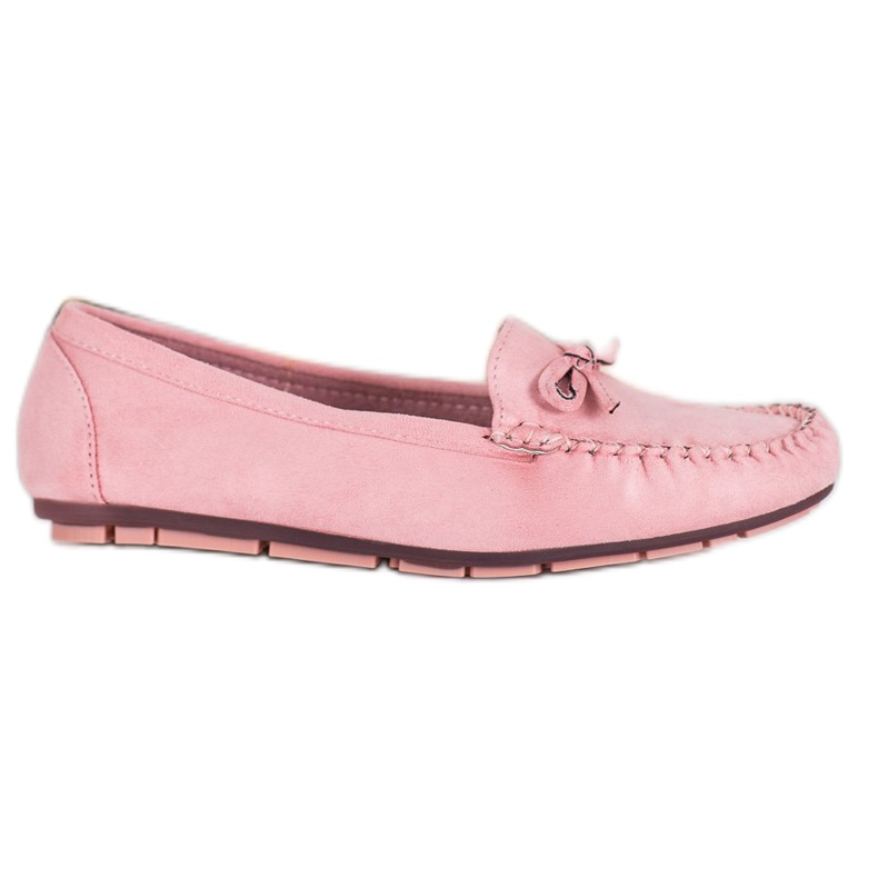Clowse Powder Loafer mit Schleife rosa