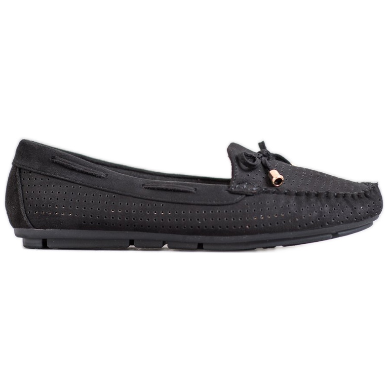 Clowse Schwarze Loafer mit Schleife