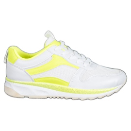 SHELOVET Gebundene weiße Schuhe