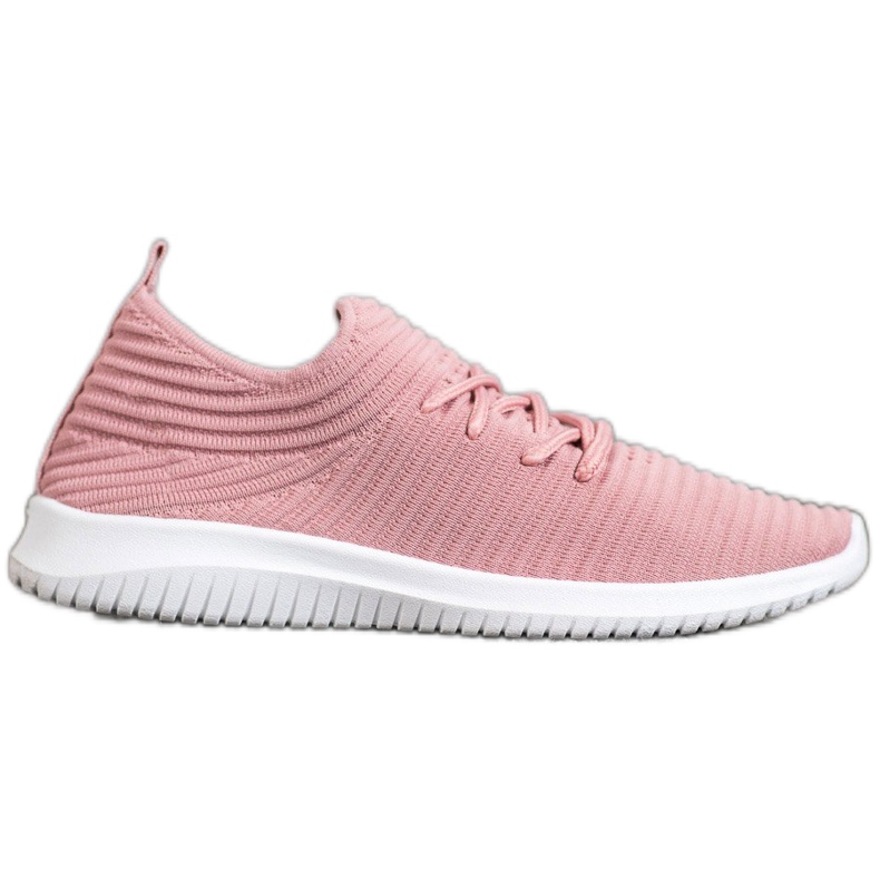 SHELOVET Slip-On Schuhe aus Textil rosa