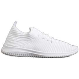 SHELOVET Slip-On Schuhe aus Textil weiß