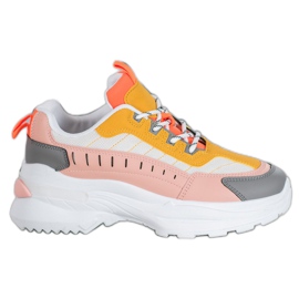 SHELOVET Modische Schuhe auf der Plattform mehrfarbig